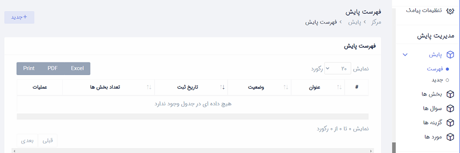 راهنما پایش