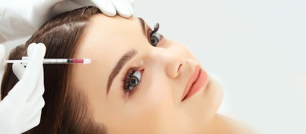 تزریق بوتاکس پیشانی