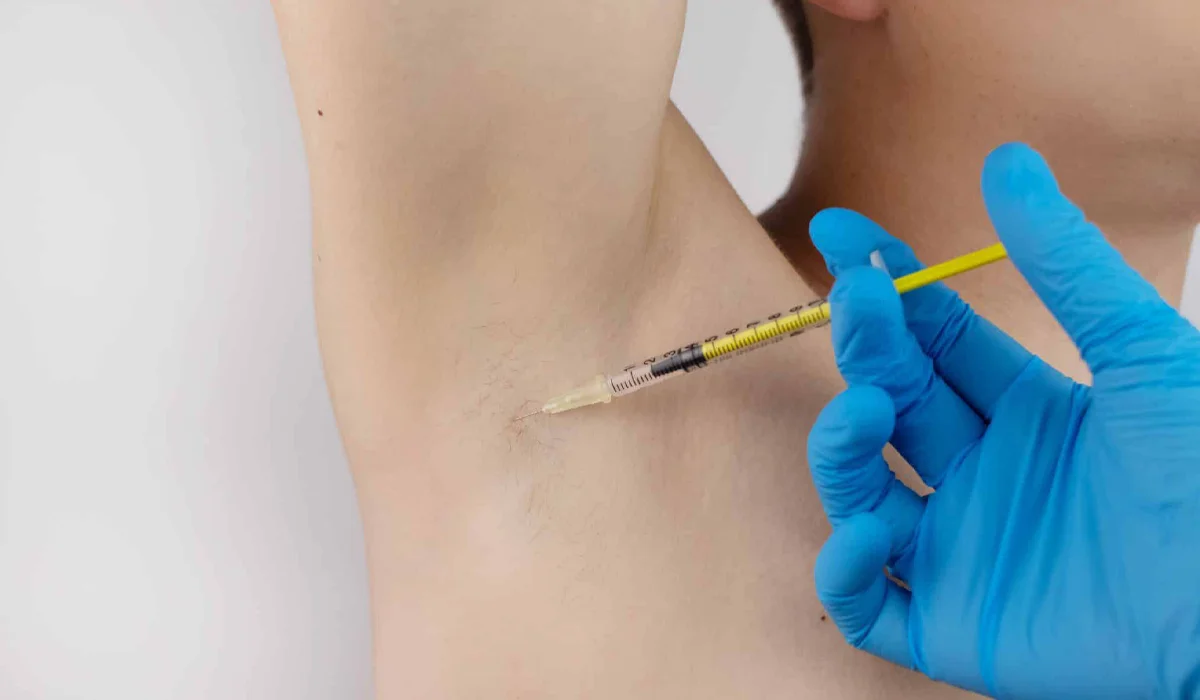 بوتاکس زیر بغل